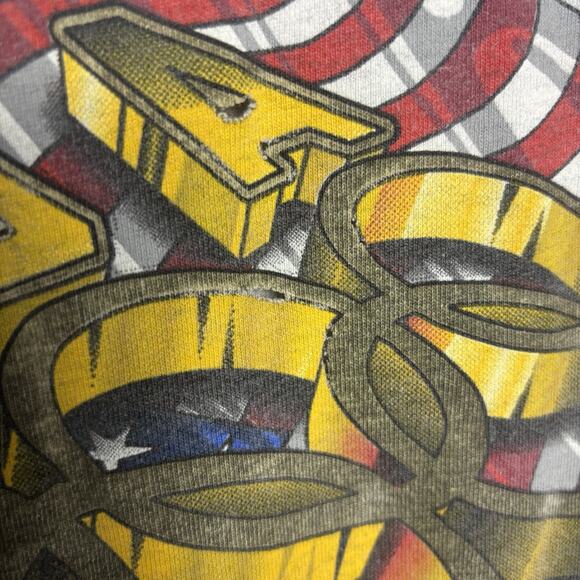 Vintage 90’s Team USA Olympic Team Single Stitch Shirt Ring Extra Large Gray XL - Picture 3 of 7